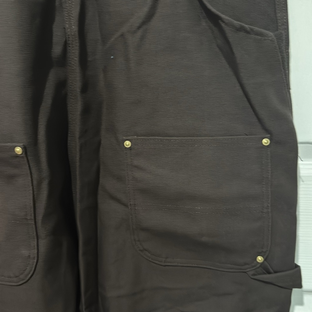 Carhartt Dark Brown Bib Overalls - Picture 8 of 10
